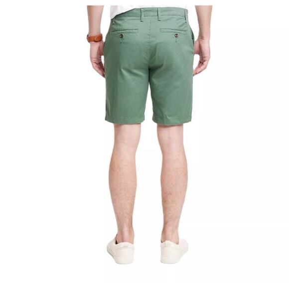 Goodfellow Every Wear Flat Front Chino Shorts w/ 9" Inseam  Green Teal Men’s 40 - Picture 2 of 3